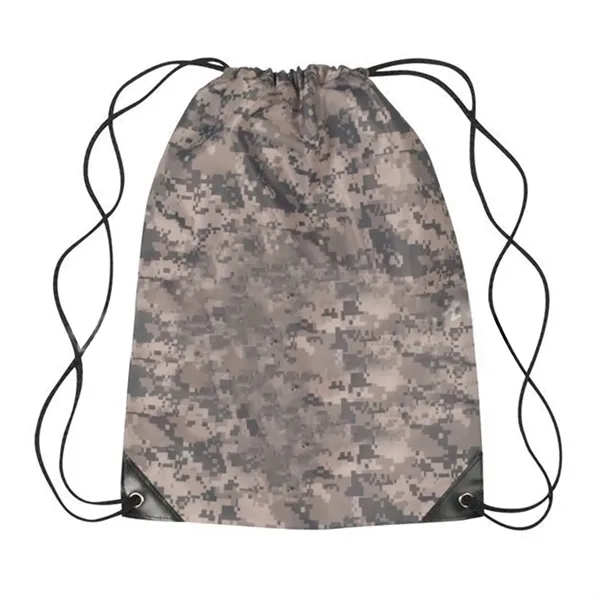 Simply Camo Drawstring Tote Bag - Simply Camo Drawstring Tote Bag - Image 6 of 9