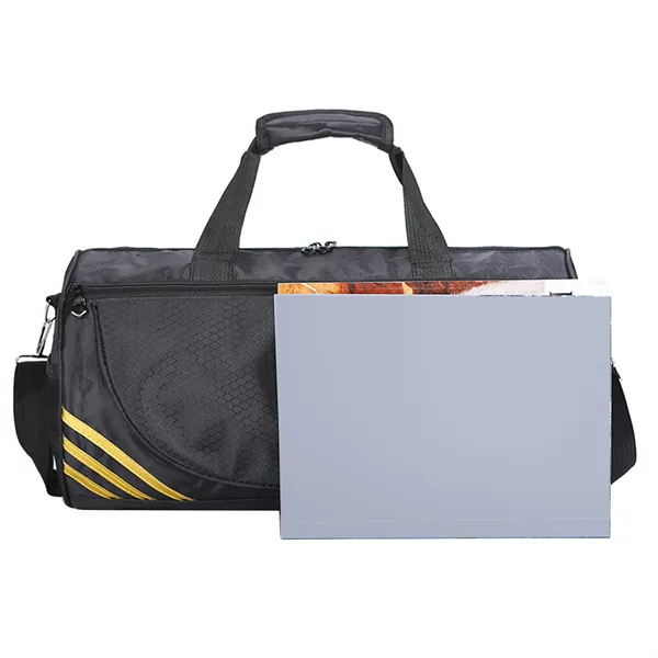 Gym Bag with Shoes Compartment - Gym Bag with Shoes Compartment - Image 2 of 12