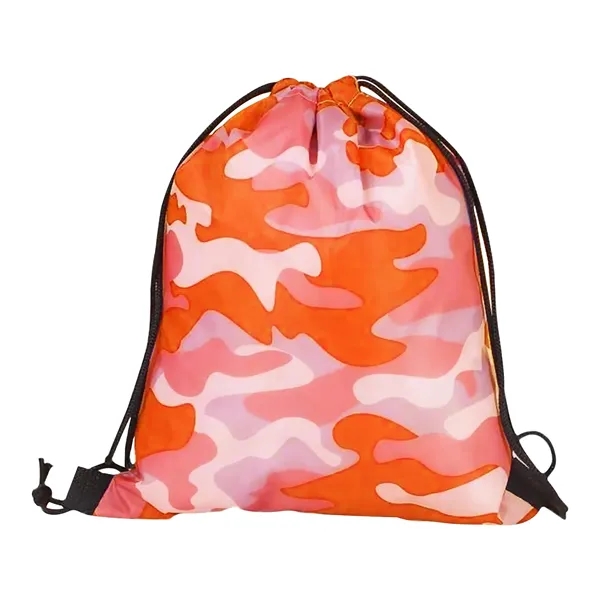 Simply Camo Drawstring Tote Bag - Simply Camo Drawstring Tote Bag - Image 8 of 9