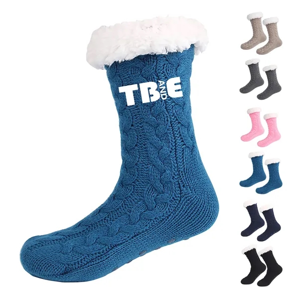 Fuzzy Slipper Socks - Fuzzy Slipper Socks - Image 0 of 11
