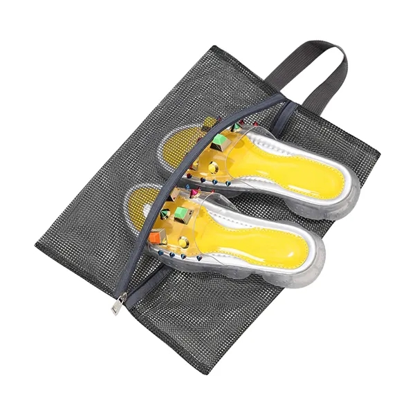 Nylon Mesh Beach Zipper Bag For Slipper - Nylon Mesh Beach Zipper Bag For Slipper - Image 4 of 7