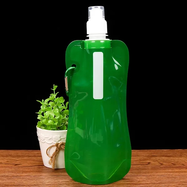 500ml PE Collapsible Water Bag Clip For Sports - 500ml PE Collapsible Water Bag Clip For Sports - Image 4 of 11