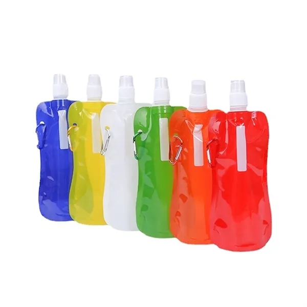 500ml PE Collapsible Water Bag Clip For Sports - 500ml PE Collapsible Water Bag Clip For Sports - Image 5 of 11