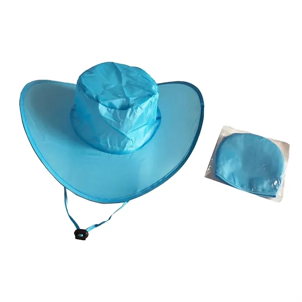 Foldable Cowboy Hat W/Pouch - Foldable Cowboy Hat W/Pouch - Image 2 of 3