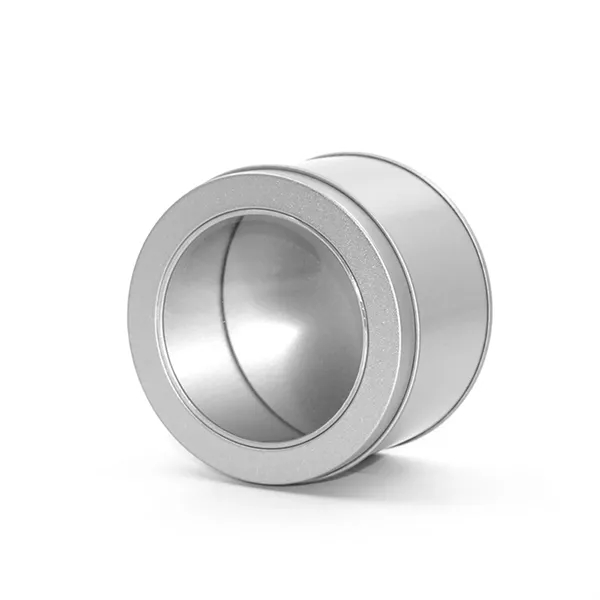 Round Metal Tin Candy Box - Round Metal Tin Candy Box - Image 7 of 8