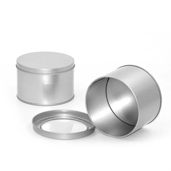 Round Metal Tin Candy Box - Round Metal Tin Candy Box - Image 8 of 8