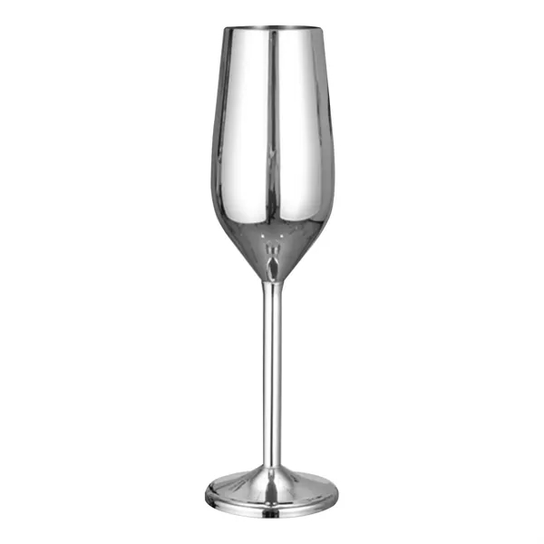Stainless Steel Cocktail Champagne Flute - Stainless Steel Cocktail Champagne Flute - Image 1 of 3