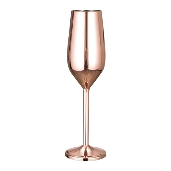 Stainless Steel Cocktail Champagne Flute - Stainless Steel Cocktail Champagne Flute - Image 3 of 3