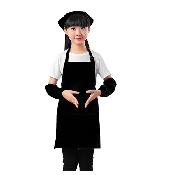 Apron for Kids w/ Pocket and Chef Hat Set - Apron for Kids w/ Pocket and Chef Hat Set - Image 3 of 3
