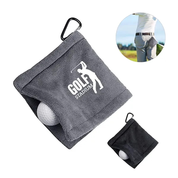 Microfiber Scrubber Golf Towel