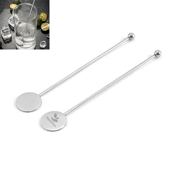 Stainless Steel Cocktail Swizzle Stick Stirrers - Stainless Steel Cocktail Swizzle Stick Stirrers - Image 0 of 3
