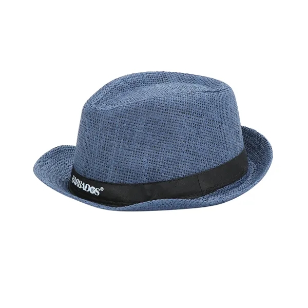 Nature Straw Fedora Hat - Nature Straw Fedora Hat - Image 1 of 17