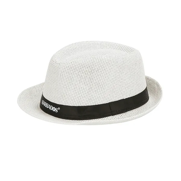 Nature Straw Fedora Hat - Nature Straw Fedora Hat - Image 4 of 17