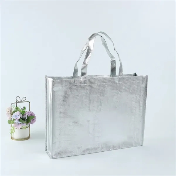 Metallic Laminated Shopping Bags - Metallic Laminated Shopping Bags - Image 2 of 3