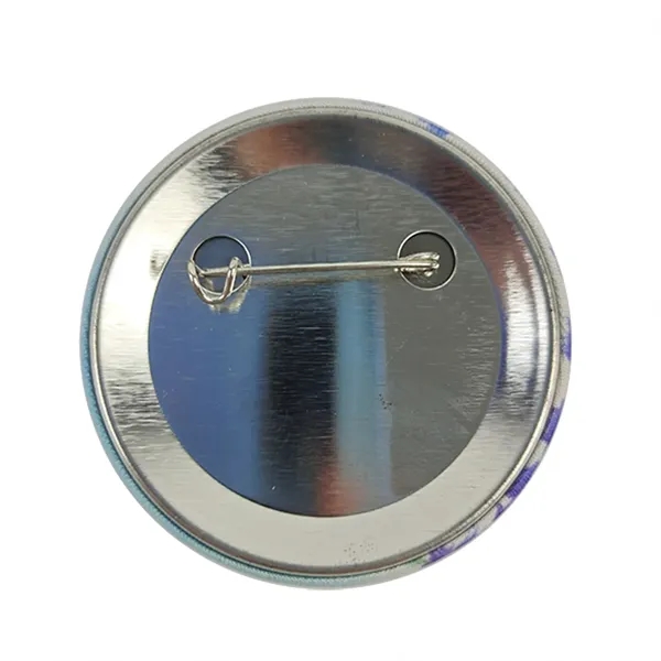 Round Pin Back Button - Round Pin Back Button - Image 2 of 3