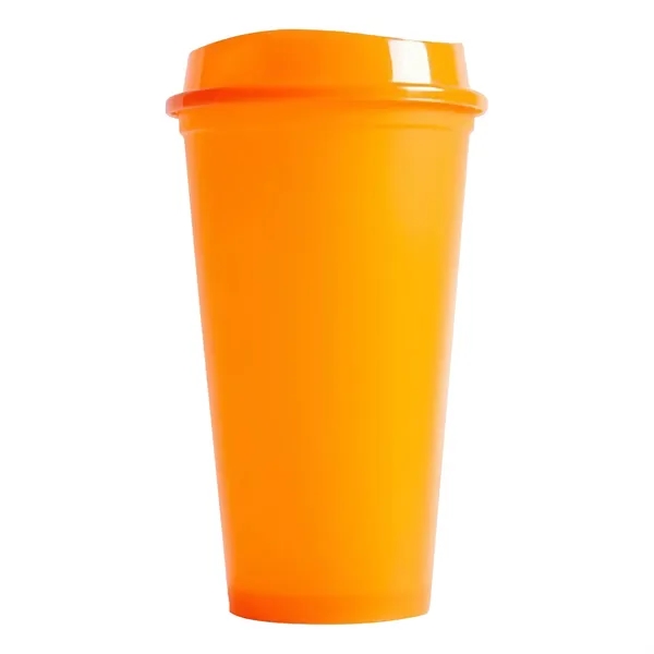 16Oz. Cheap Plastic Cup With Lid - 16Oz. Cheap Plastic Cup With Lid - Image 2 of 3
