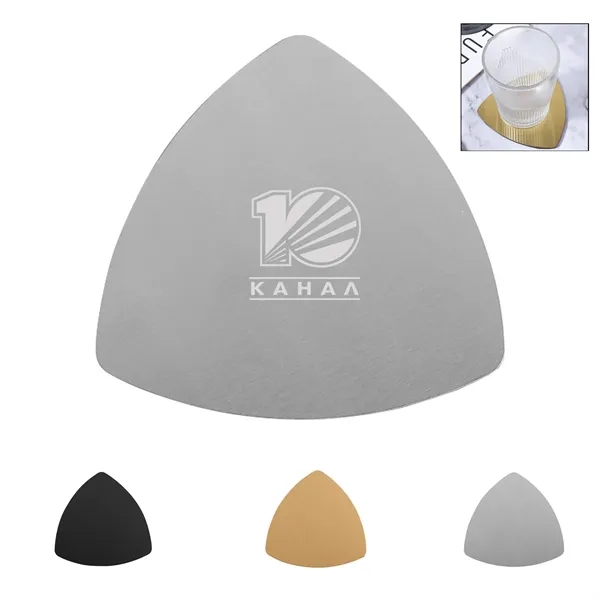 Triangle Modern Stainless Steel Drink Coasters - Triangle Modern Stainless Steel Drink Coasters - Image 0 of 0
