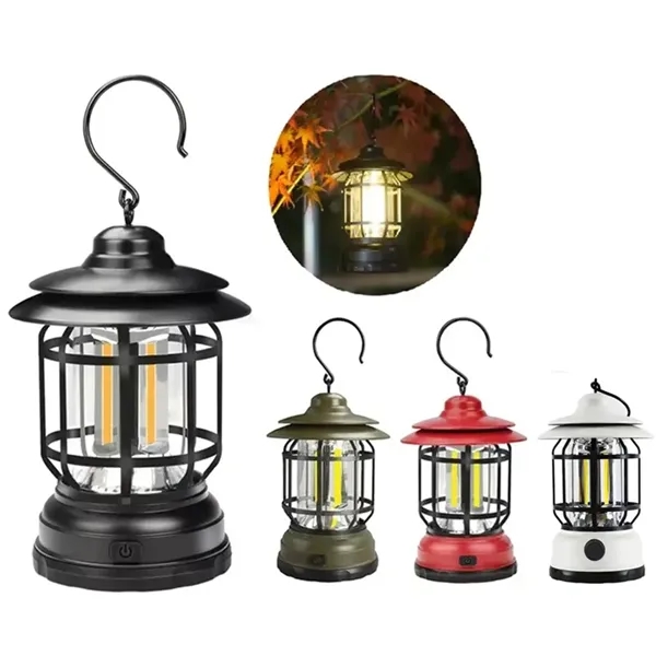 Rechargeable LED Camping Lantern with Hook - Rechargeable LED Camping Lantern with Hook - Image 0 of 5