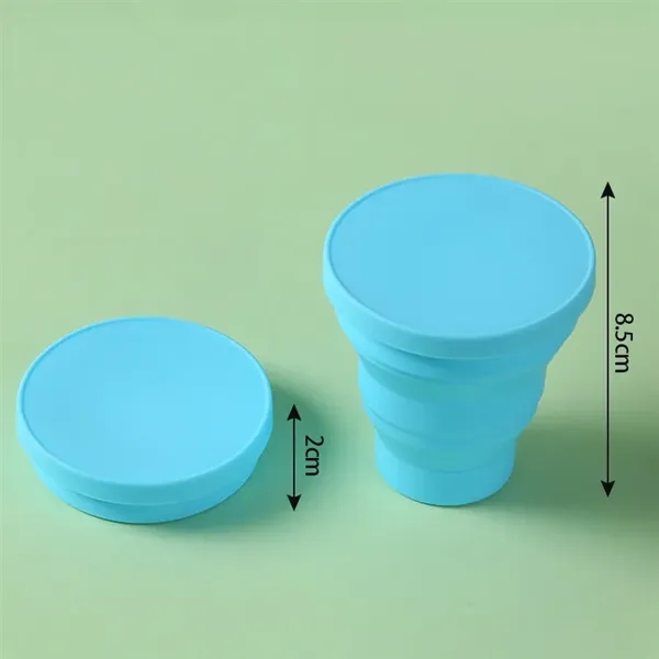 Foldable Silicone Camping Water Cup - Foldable Silicone Camping Water Cup - Image 1 of 11