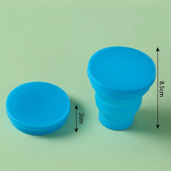 Foldable Silicone Camping Water Cup - Foldable Silicone Camping Water Cup - Image 2 of 11