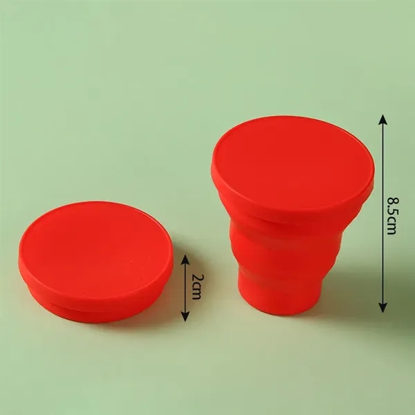Foldable Silicone Camping Water Cup - Foldable Silicone Camping Water Cup - Image 3 of 11