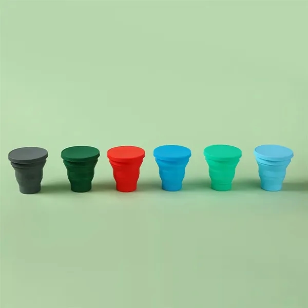 Foldable Silicone Camping Water Cup - Foldable Silicone Camping Water Cup - Image 5 of 11