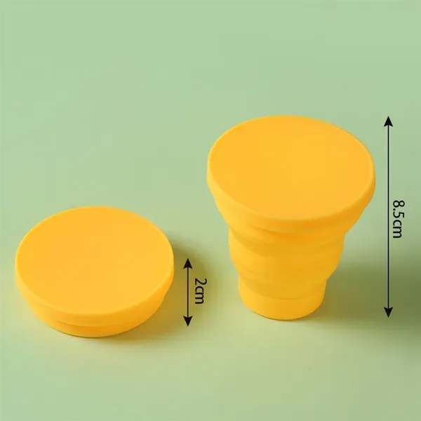 Foldable Silicone Camping Water Cup - Foldable Silicone Camping Water Cup - Image 10 of 11