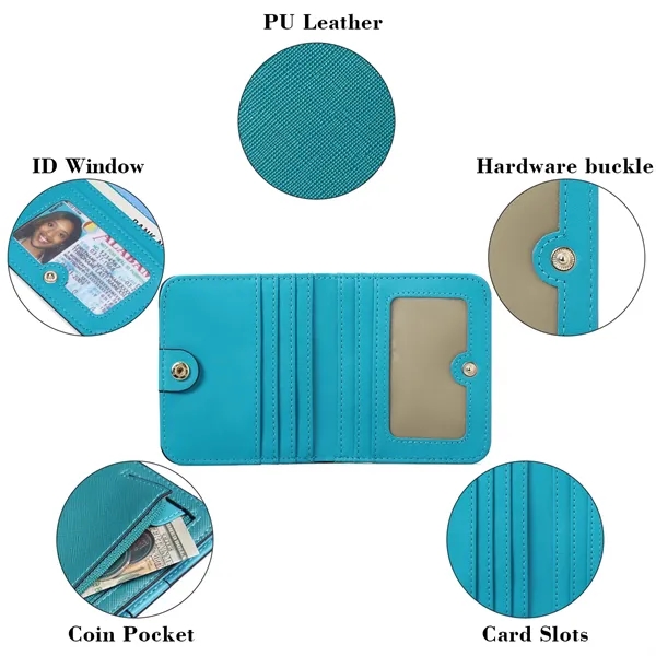 Rfid Blocking Compact Leather Pocket Wallet - Rfid Blocking Compact Leather Pocket Wallet - Image 2 of 2