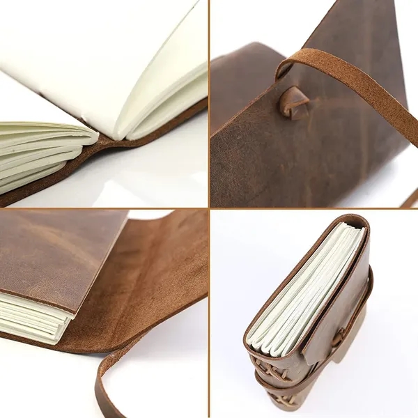 Handmade Vintage Leather Journals - Handmade Vintage Leather Journals - Image 1 of 6