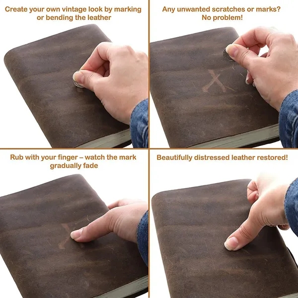 Handmade Vintage Leather Journals - Handmade Vintage Leather Journals - Image 3 of 6