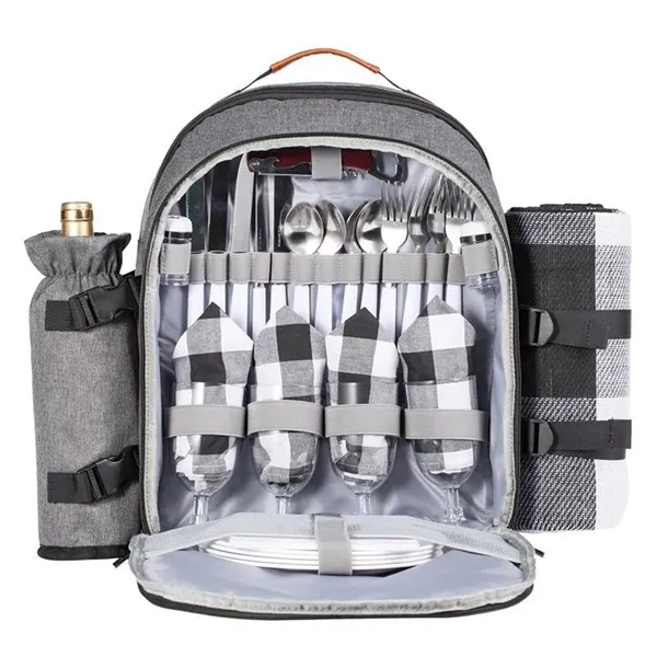 Leakproof Insulated Cooler Picnic Backpack - Leakproof Insulated Cooler Picnic Backpack - Image 8 of 8