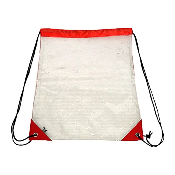 Clear Stadium Drawstring Backpack - Clear Stadium Drawstring Backpack - Image 21 of 26