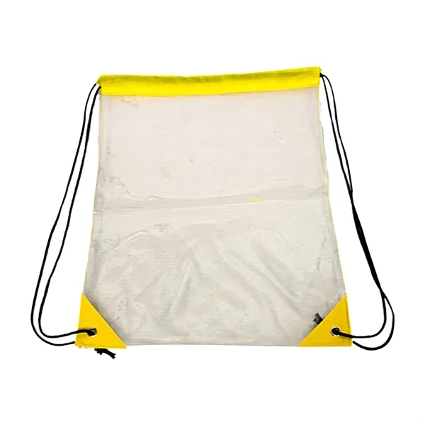 Clear Stadium Drawstring Backpack - Clear Stadium Drawstring Backpack - Image 22 of 26