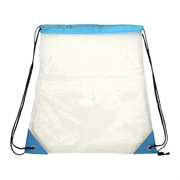 Clear Stadium Drawstring Backpack - Clear Stadium Drawstring Backpack - Image 23 of 26