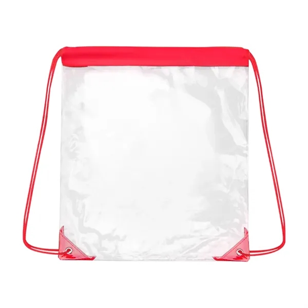 Clear Stadium Drawstring Backpack - Clear Stadium Drawstring Backpack - Image 25 of 26
