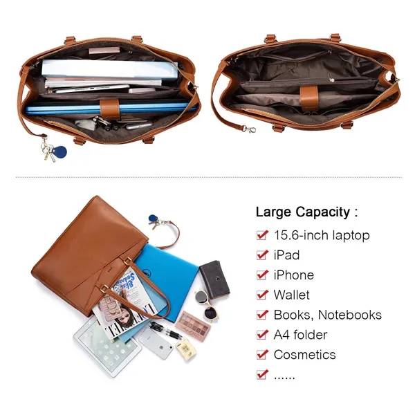 15.6 Inch Laptop Tote Bag for Women - 15.6 Inch Laptop Tote Bag for Women - Image 5 of 5