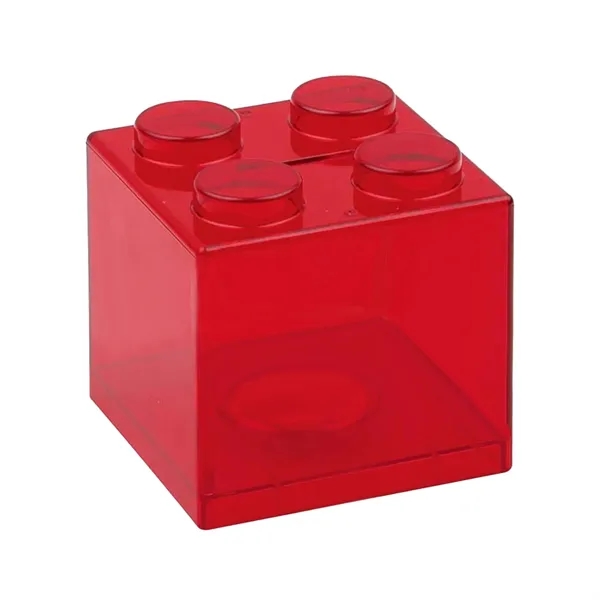 PS Clear Building Block Coin Bank - PS Clear Building Block Coin Bank - Image 12 of 12