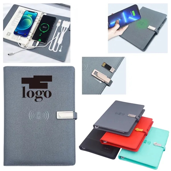 Usb Flash Drive Wireless Charging Notebook - Usb Flash Drive Wireless Charging Notebook - Image 0 of 2