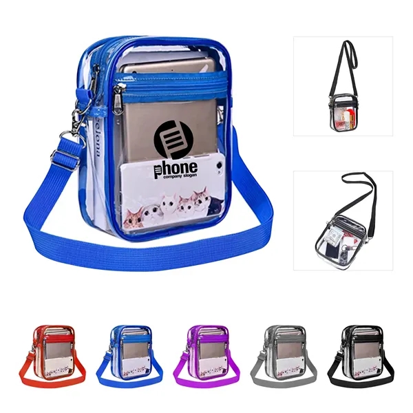 Clear Pvc Crossbody Purse Bag - Clear Pvc Crossbody Purse Bag - Image 0 of 20