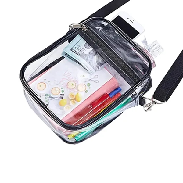 Clear Pvc Crossbody Purse Bag - Clear Pvc Crossbody Purse Bag - Image 9 of 20