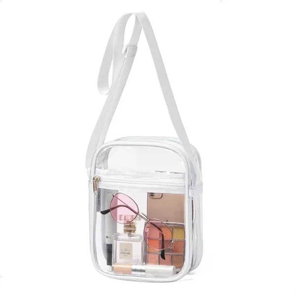Clear Pvc Crossbody Purse Bag - Clear Pvc Crossbody Purse Bag - Image 13 of 20
