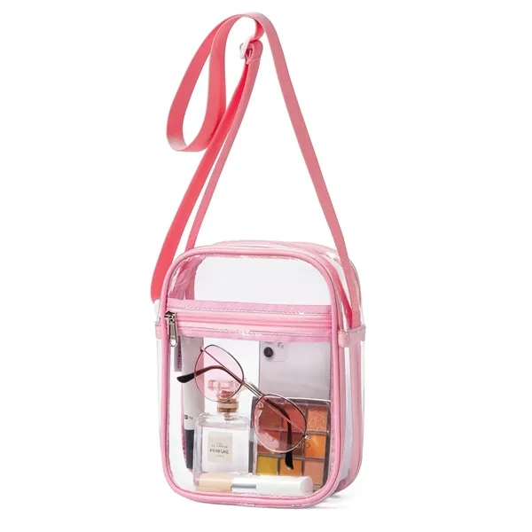 Clear Pvc Crossbody Purse Bag - Clear Pvc Crossbody Purse Bag - Image 17 of 20