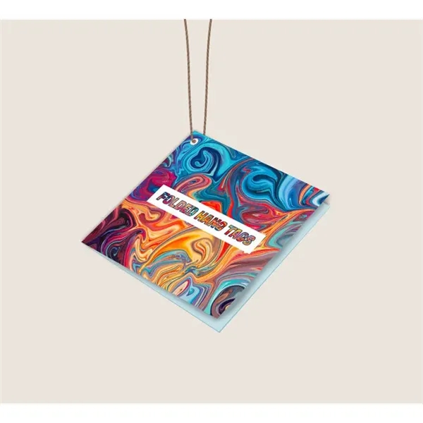 Folded Hang Tags - 3" x 6" (Folds to 3" x 3") - Folded Hang Tags - 3" x 6" (Folds to 3" x 3") - Image 0 of 1