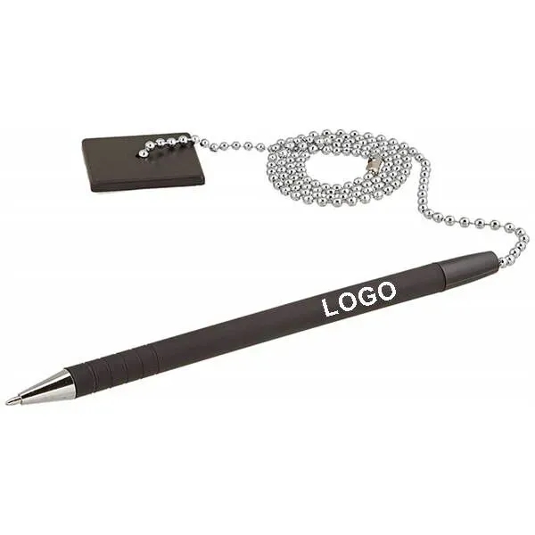Counter Chain Pen with Square Adhesive Base - Counter Chain Pen with Square Adhesive Base - Image 0 of 0