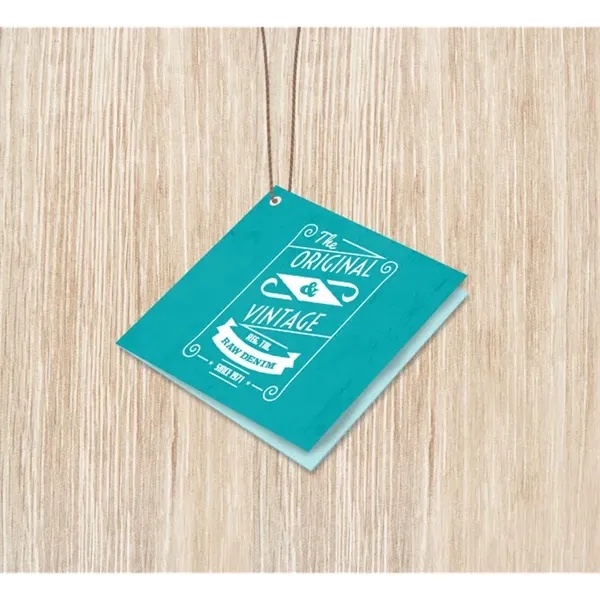 Folded Hang Tags - 6" x 3" (Folds to 3" x 3") - Folded Hang Tags - 6" x 3" (Folds to 3" x 3") - Image 1 of 1