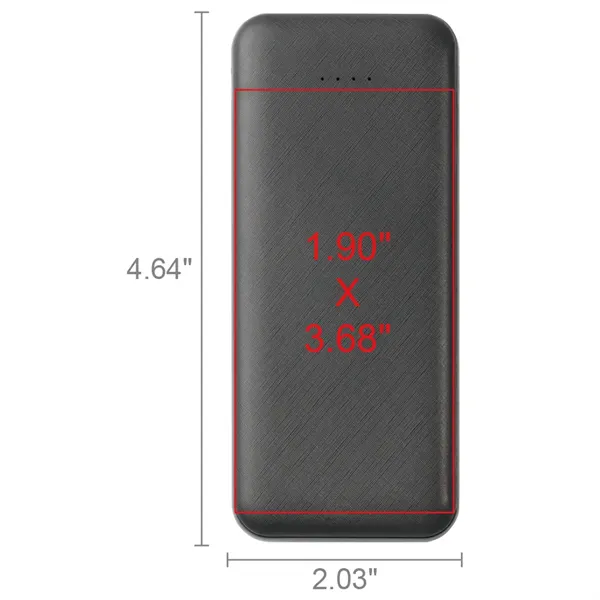 Janesville Mega 2.1 Fabric Texture Power Bank - Janesville Mega 2.1 Fabric Texture Power Bank - Image 7 of 10
