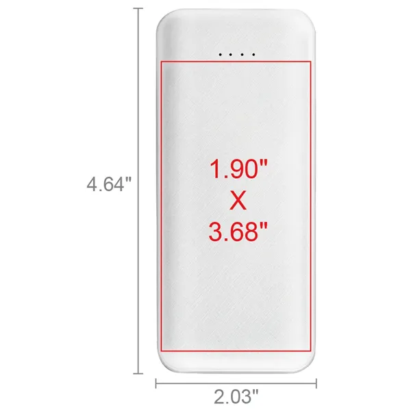 Janesville Mega 2.1 Fabric Texture Power Bank - Janesville Mega 2.1 Fabric Texture Power Bank - Image 9 of 10