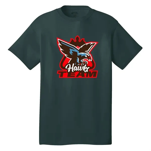 Port & Company® 5.4 Oz. 100% Core Cotton T-Shirt - Port & Company® 5.4 Oz. 100% Core Cotton T-Shirt - Image 8 of 45