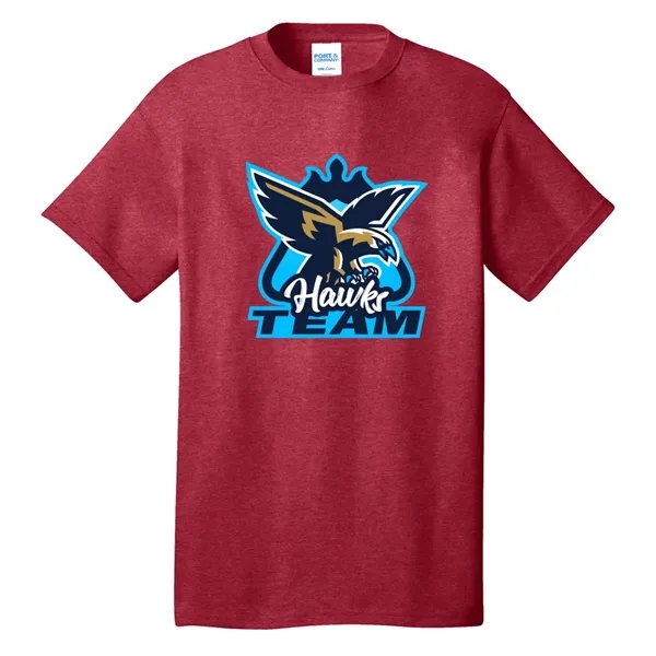 Port & Company® 5.4 Oz. 100% Core Cotton T-Shirt - Port & Company® 5.4 Oz. 100% Core Cotton T-Shirt - Image 12 of 45