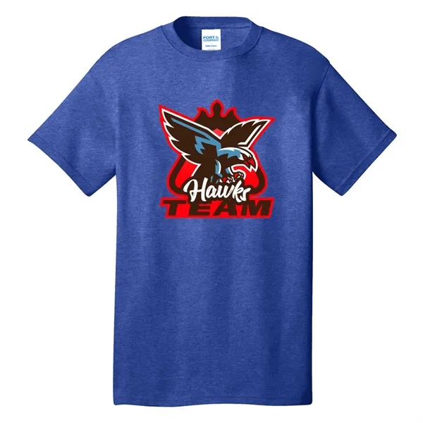 Port & Company® 5.4 Oz. 100% Core Cotton T-Shirt - Port & Company® 5.4 Oz. 100% Core Cotton T-Shirt - Image 14 of 45